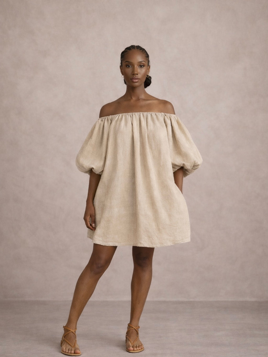 off shoulder linen dress The Luma Off-Shoulder –Sand Minimal Linen Dress for Summer YGroup_liona-midi and the maxi length DeSantis announces wife Casey Color:Black White Stripe